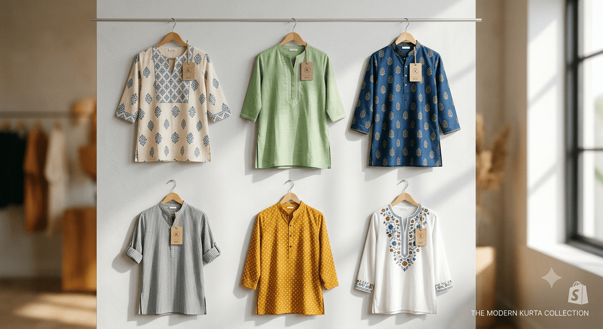 Casual Kurta for Men - Effortless Style and Comfort - Shopzeedeey