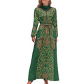Dress: Design Long Sleeve High Neck Long Dress for Every Occasion - Shopzeedeey