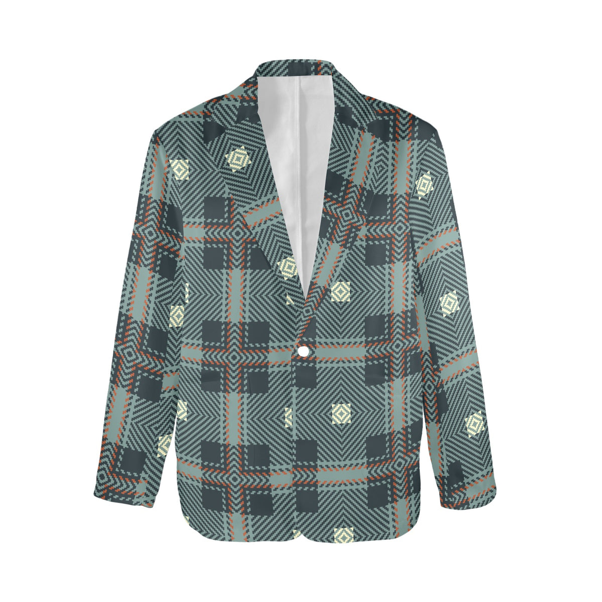 Women's Designer Blazer | Tartan Seamless H64 - Shopzeedeey