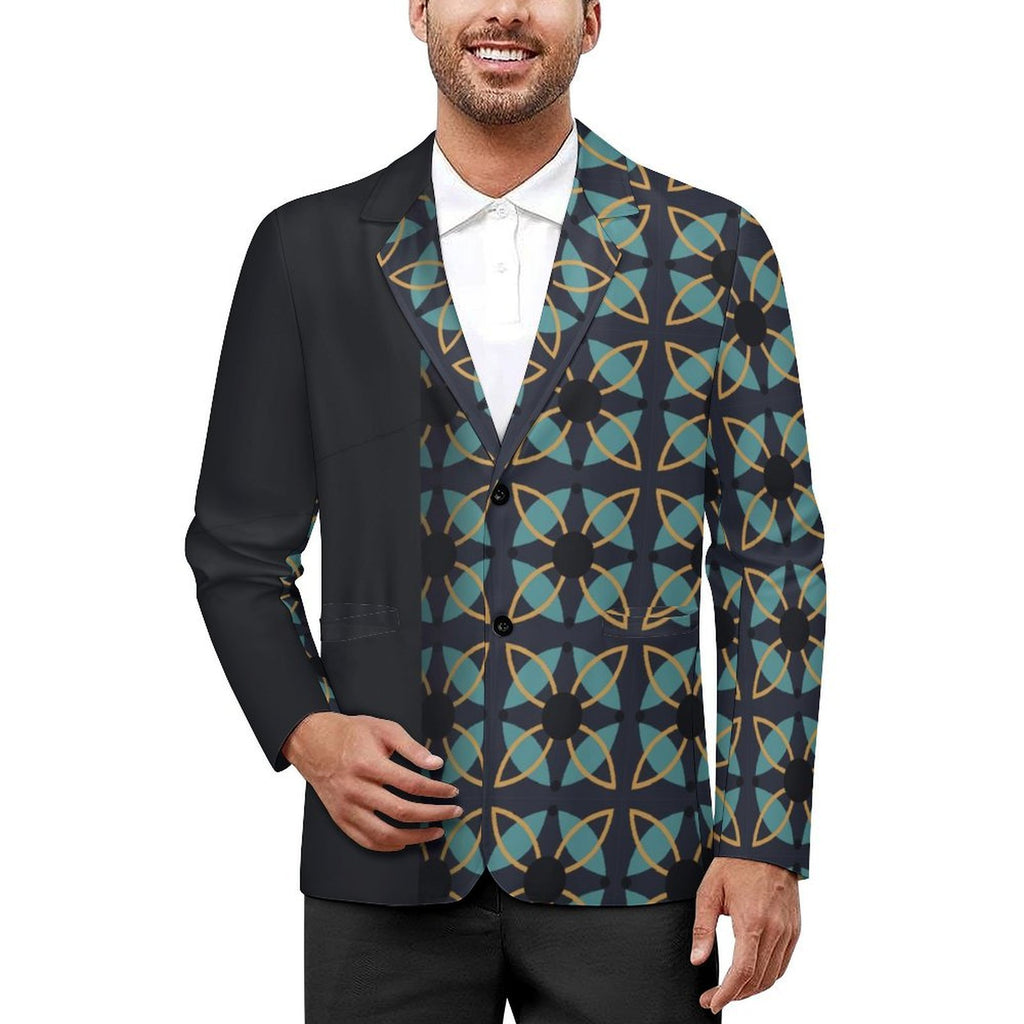 Men's Designer Blazer | Stylish All Over Print - Shopzeedeey