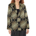 Women's Designer Blazer - GoldSpice Fashionable Blazer (Model H64) - Shopzeedeey