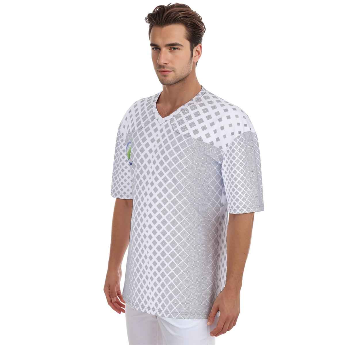 Men's Football Jersey - All-Over Print for Ultimate Comfort - Shopzeedeey