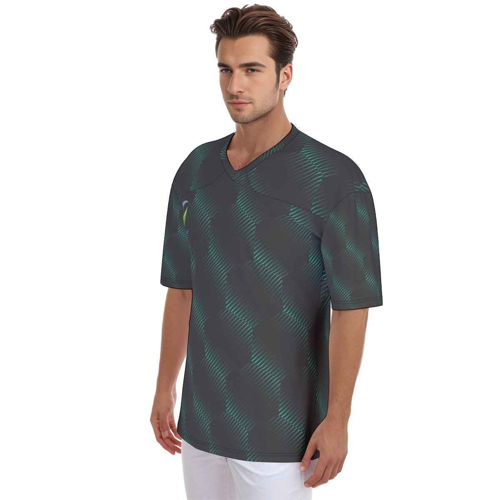 Jersey: All-Over Print Men's Football Jersey - Ultimate Comfort - Shopzeedeey