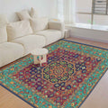 Turkish Arabic Carpet - Foldable Rectangular Thickened Floor Mat - Shopzeedeey