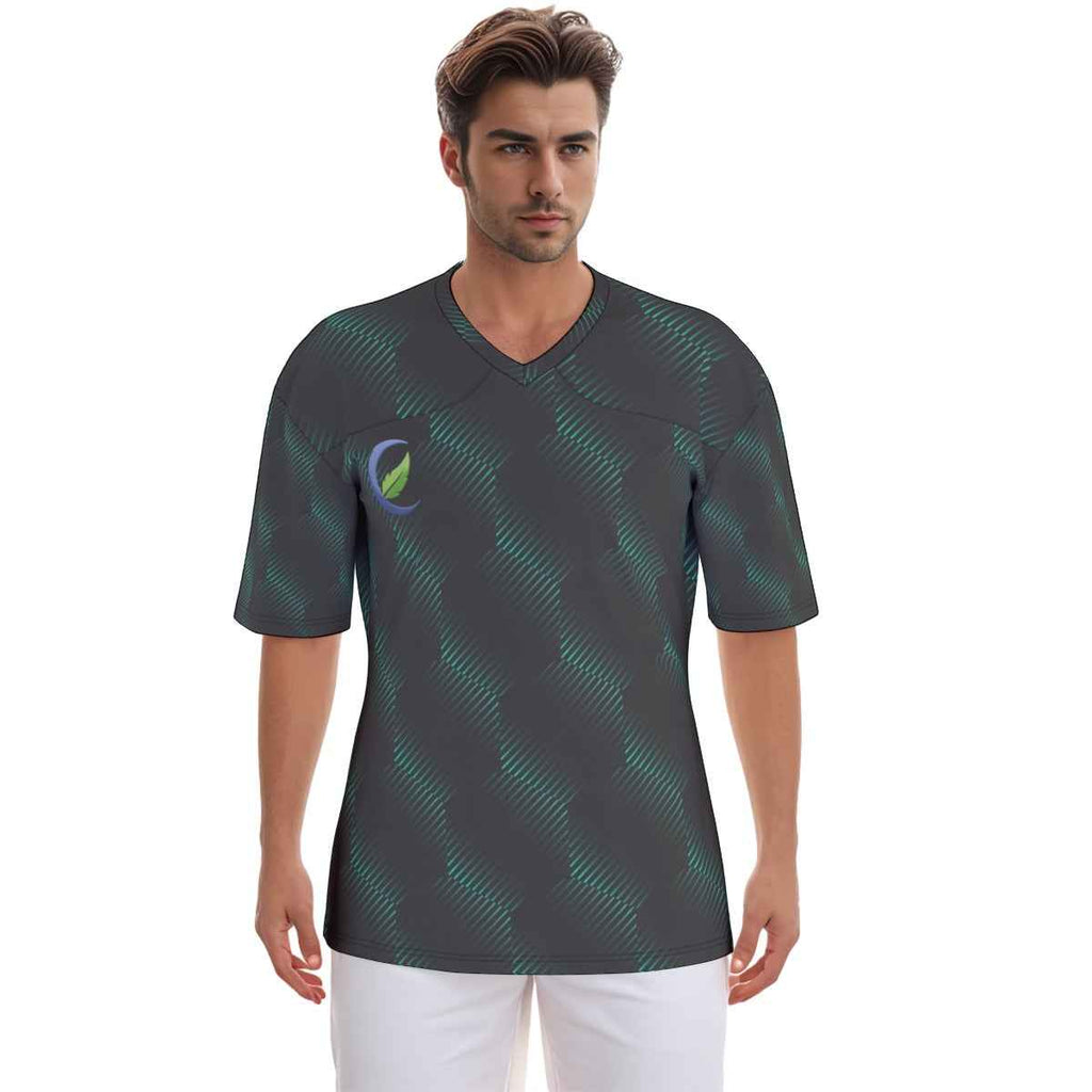 Jersey: All-Over Print Men's Football Jersey - Ultimate Comfort - Shopzeedeey