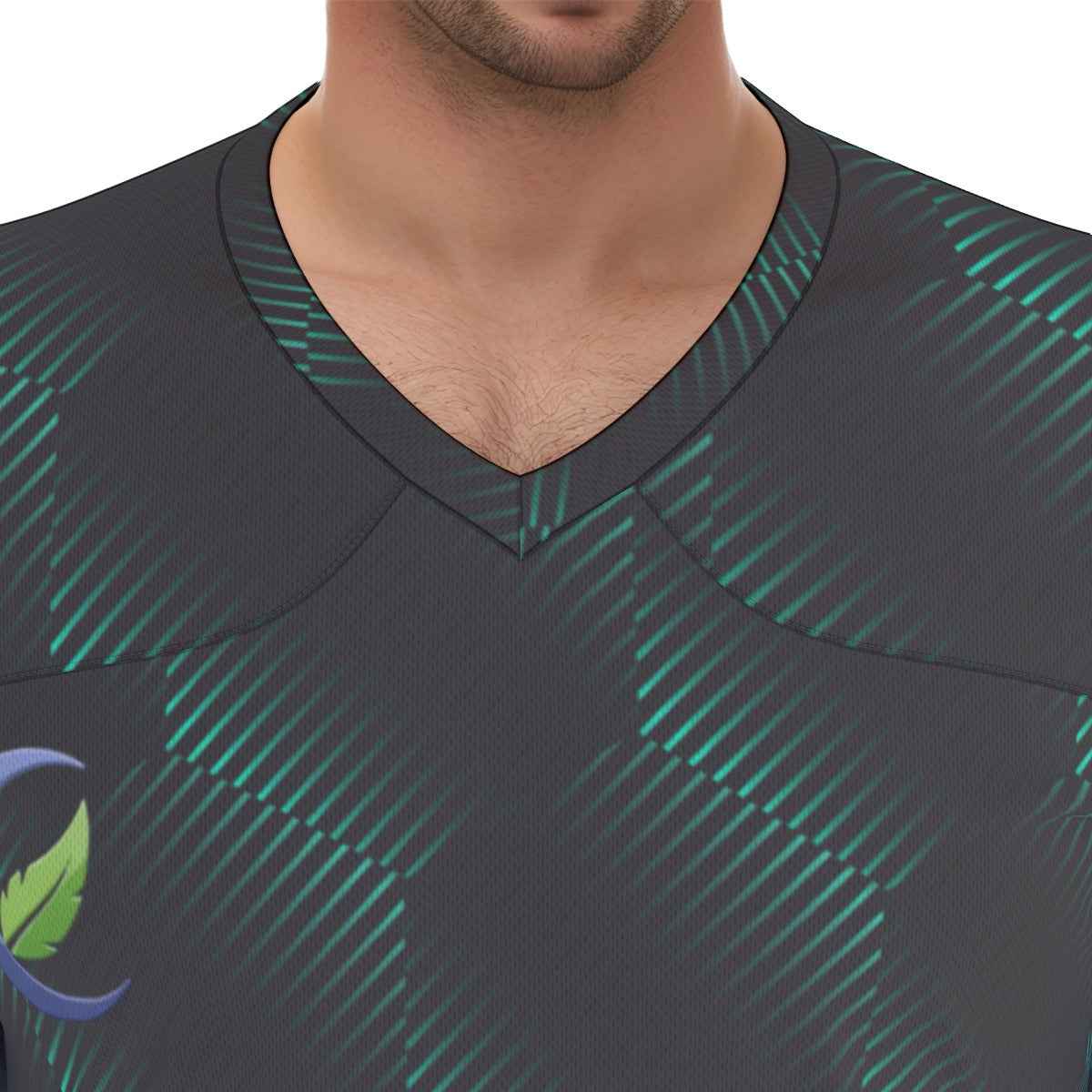 Jersey: All-Over Print Men's Football Jersey - Ultimate Comfort - Shopzeedeey