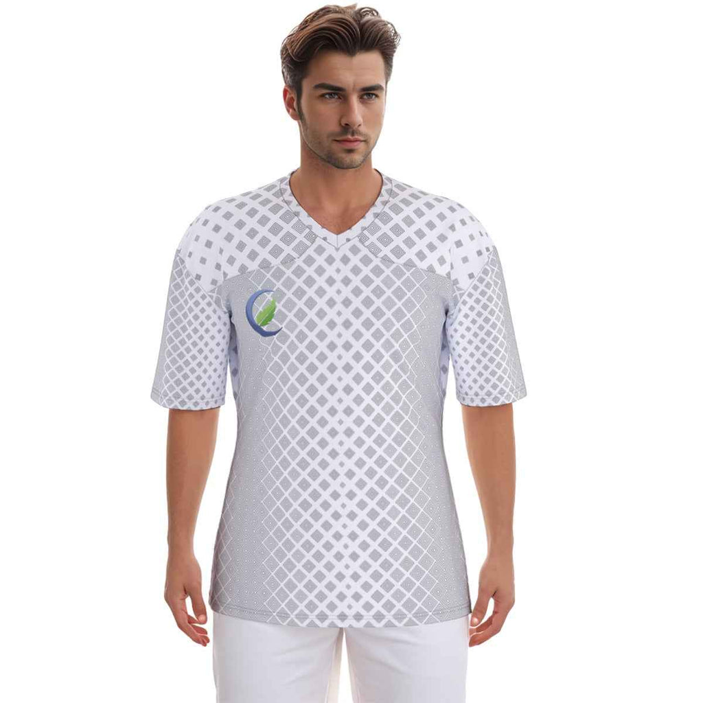 Men's Football Jersey - All-Over Print for Ultimate Comfort - Shopzeedeey