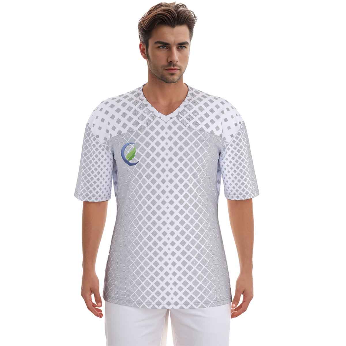 Men's Football Jersey - All-Over Print for Ultimate Comfort - Shopzeedeey