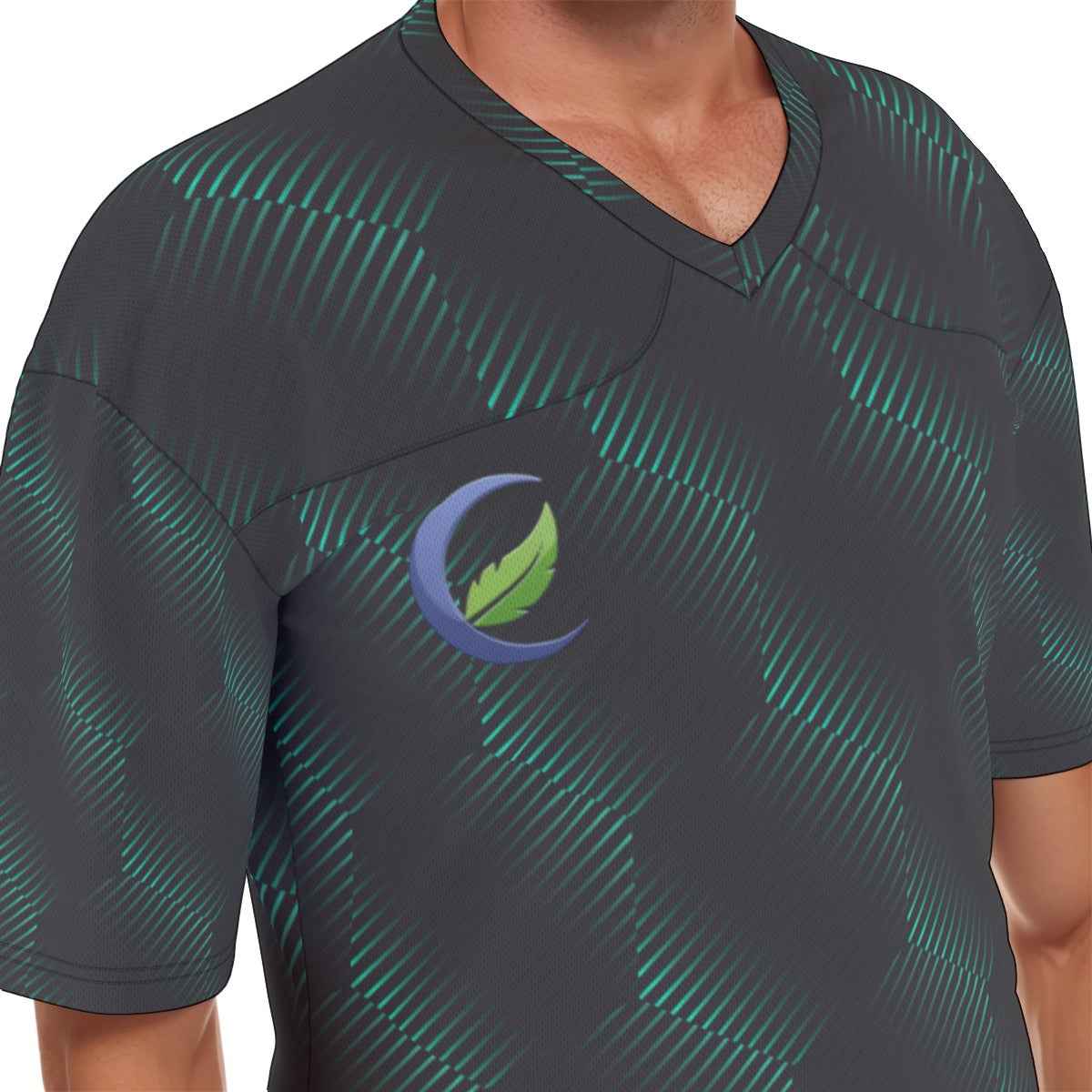 Jersey: All-Over Print Men's Football Jersey - Ultimate Comfort - Shopzeedeey