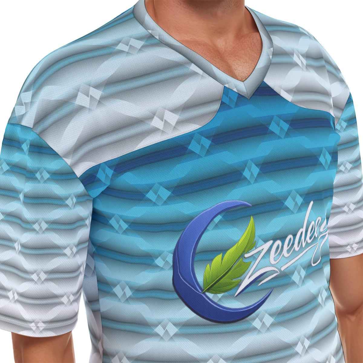 Jersey: All-Over Print Men's Football Jersey for Ultimate Comfort - Shopzeedeey