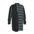 Stylish Kurta for Men - All-Over Print Stand-up Collar Shirt - Shopzeedeey