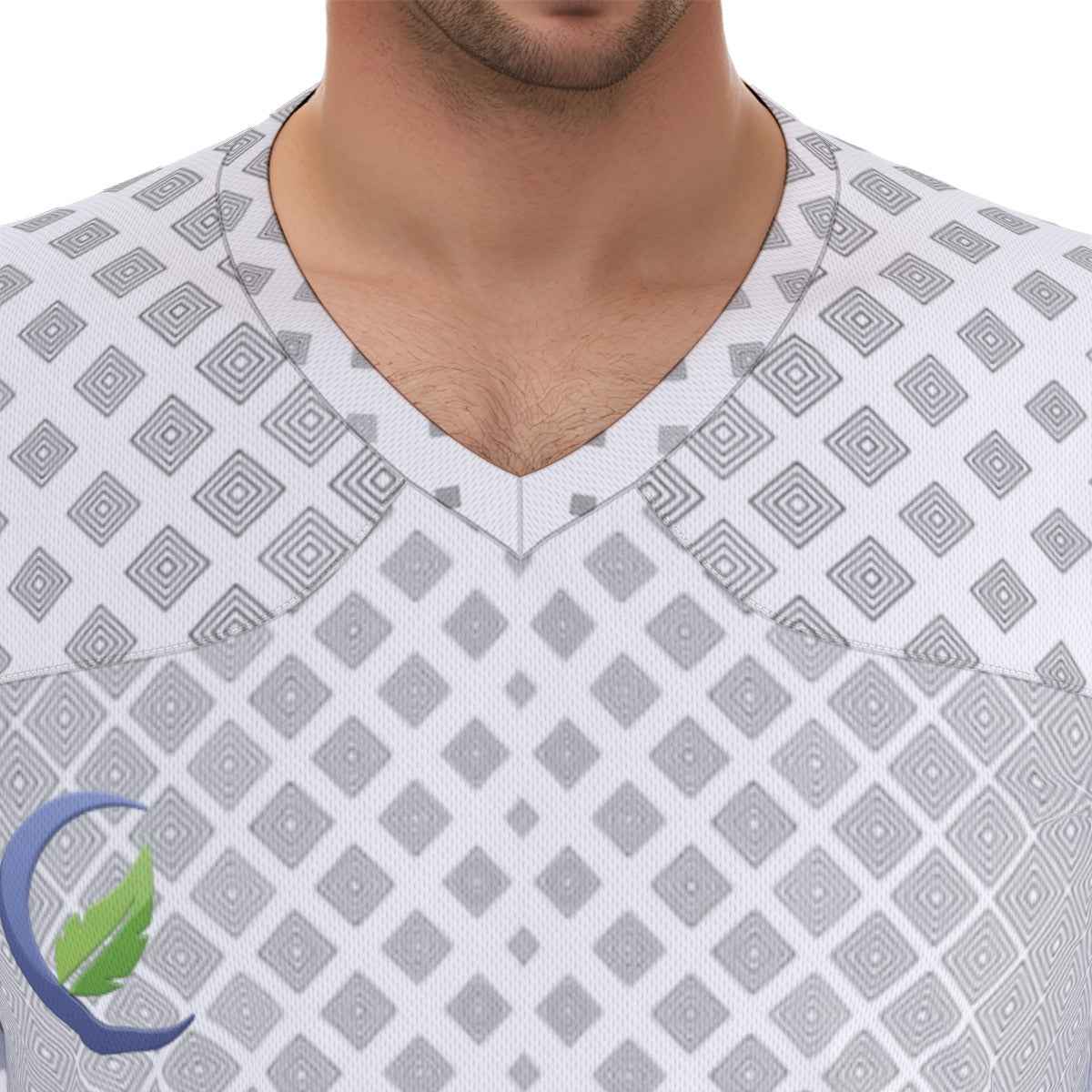Men's Football Jersey - All-Over Print for Ultimate Comfort - Shopzeedeey