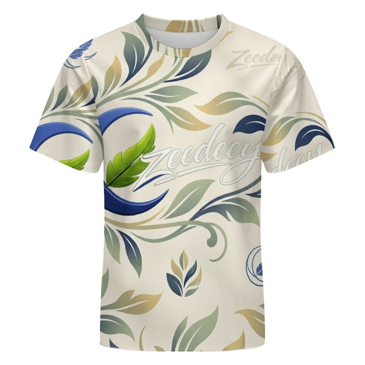 T-shirt: Design All Over Print Men's Stylish Tee - Shopzeedeey