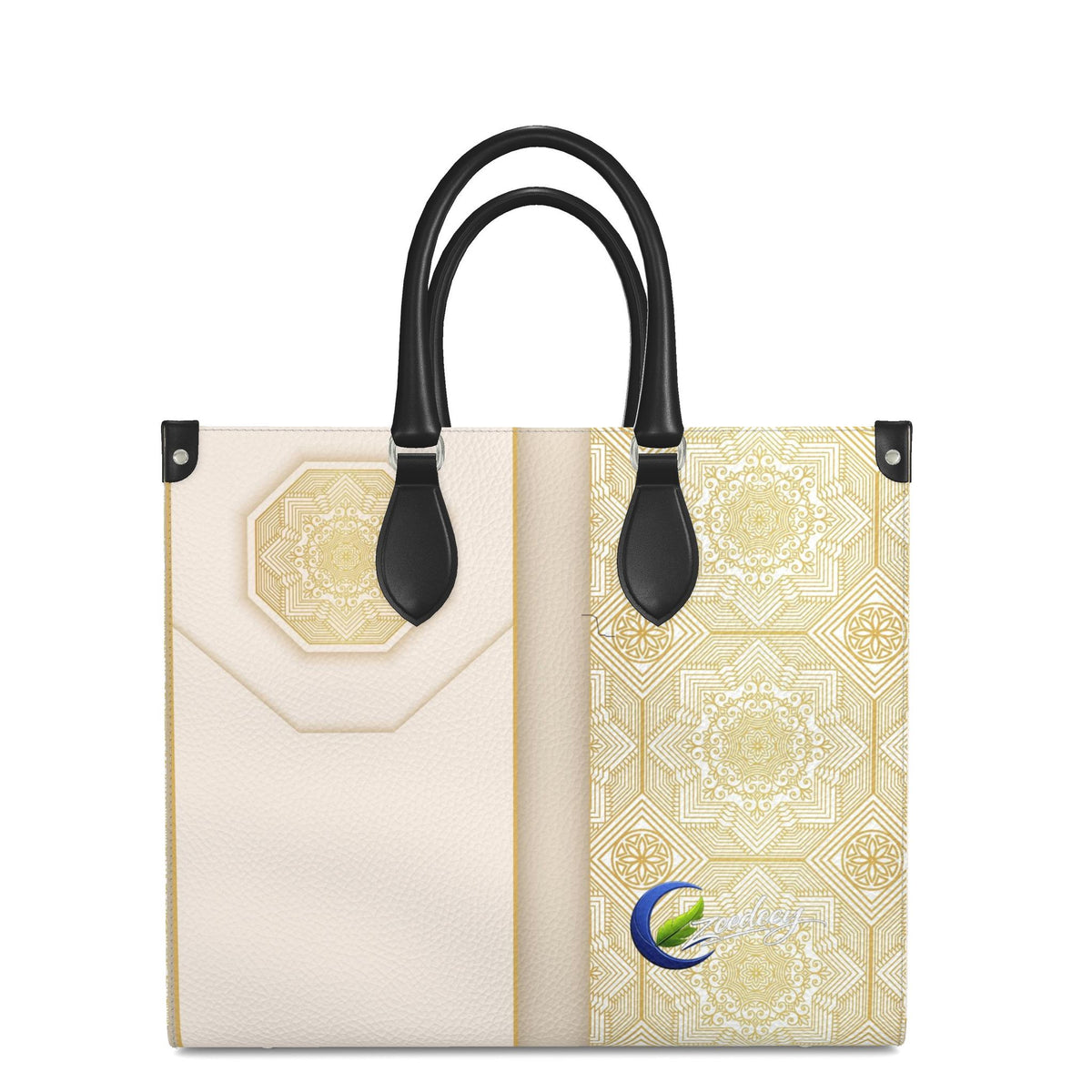 Shopper Bag | Zeedeey Leather Shopper Bag - Noor Heritage Collection - Shopzeedeey