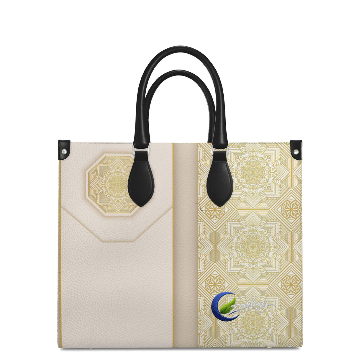 Shopper Bag | Zeedeey Leather Shopper Bag - Noor Heritage Collection - Shopzeedeey