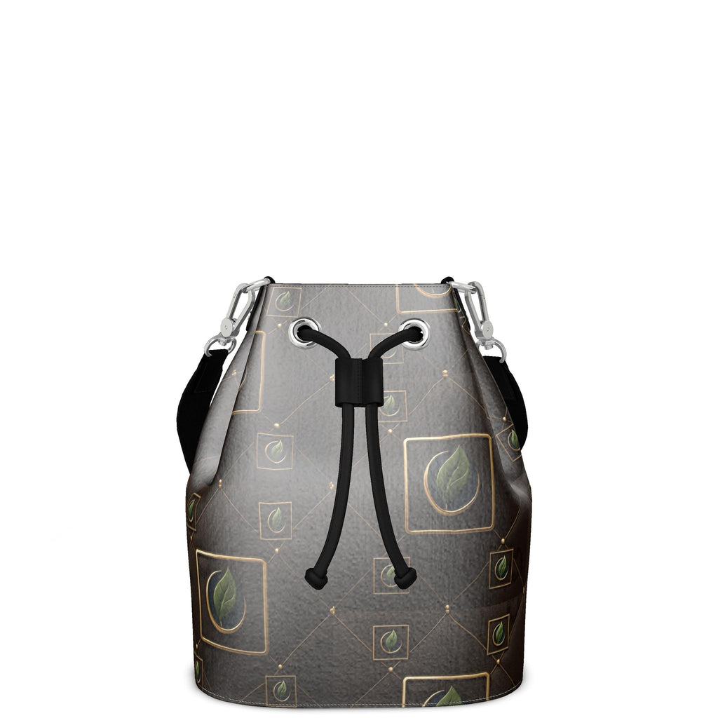 Elegant Bucket Bag - Luxury Monogram Crossbody Handbag - Shopzeedeey