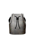 Elegant Bucket Bag - Luxury Monogram Crossbody Handbag - Shopzeedeey