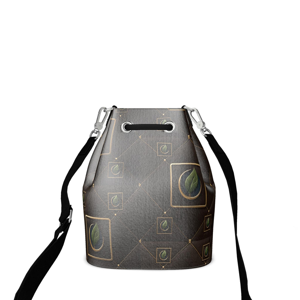 Elegant Bucket Bag - Luxury Monogram Crossbody Handbag - Shopzeedeey