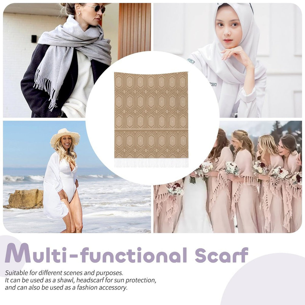 Scarf: Design Tassel Scarf for Ultimate Style and Comfort - Shopzeedeey