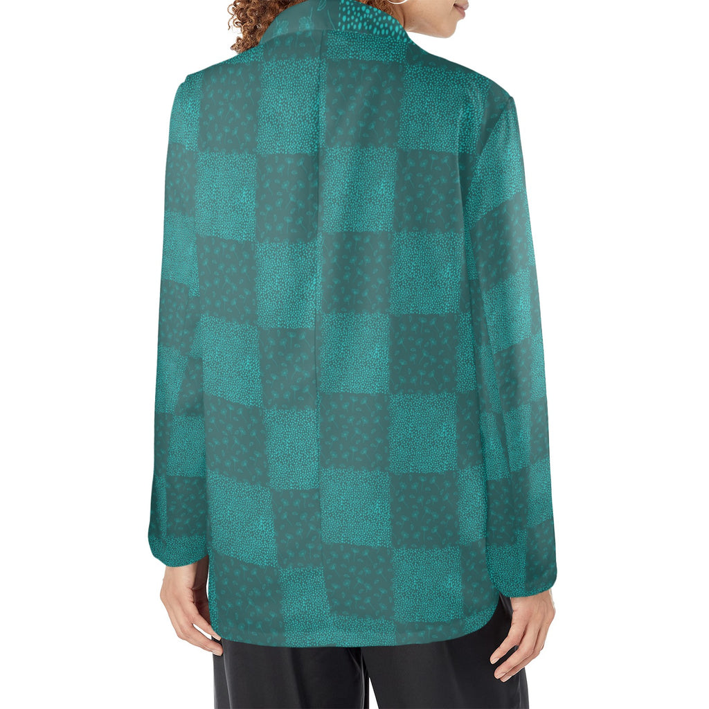 Women's Designer Blazer - illustracia-bez-nazvania - Shopzeedeey