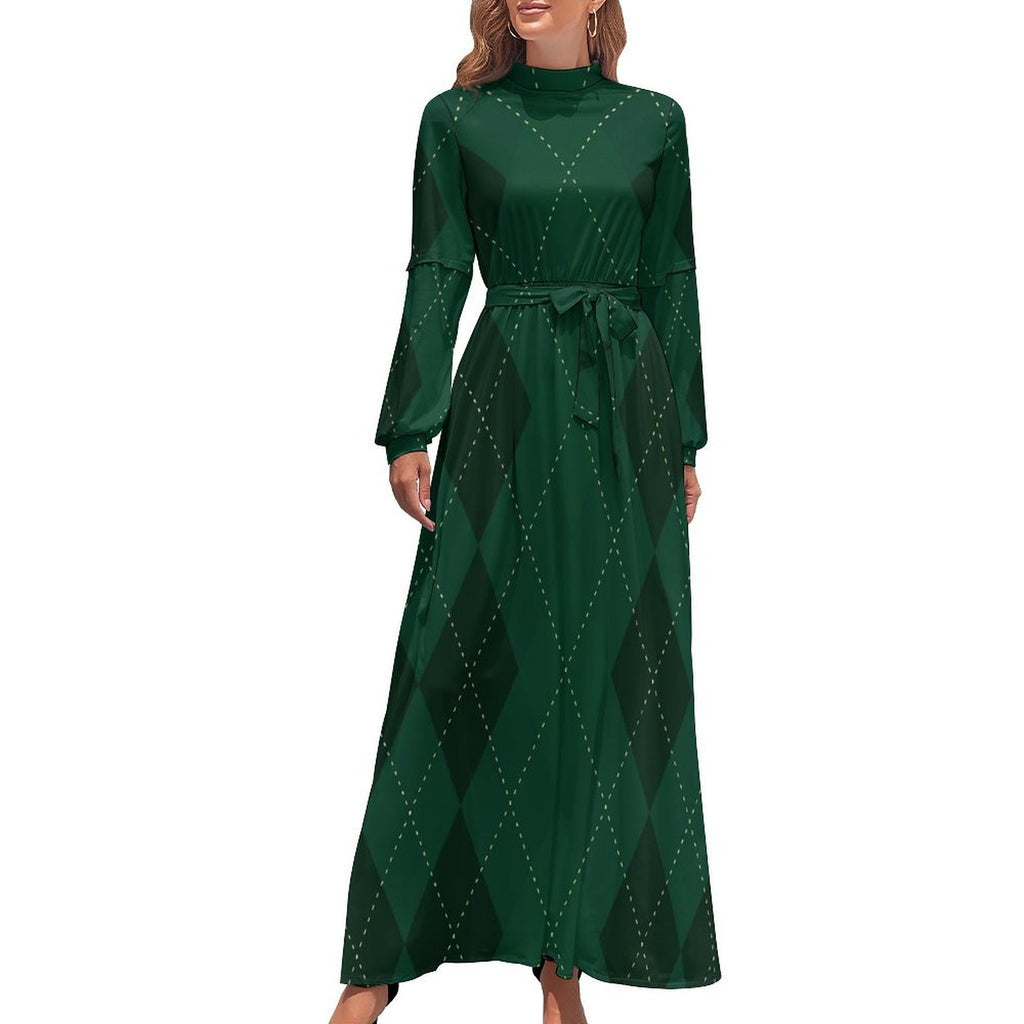 Stylish Long Sleeve High Neck Dress for Every Occasion - Shopzeedeey