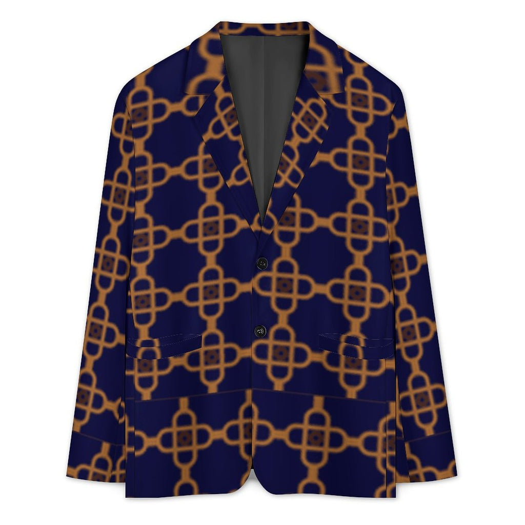 Men's Designer Blazer - All Over Print Style - Shopzeedeey