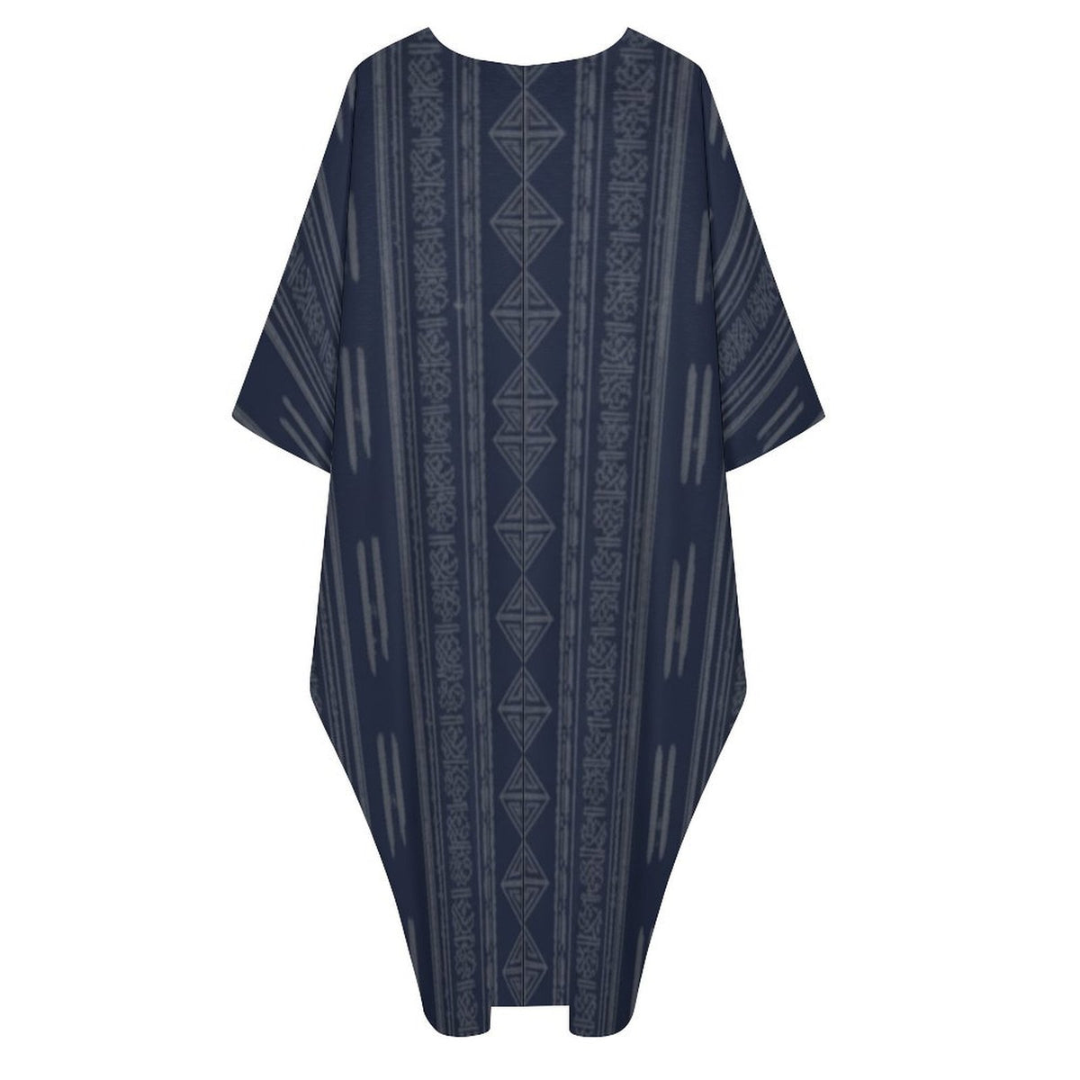 Kaftan V-Neck Design Dress for Effortless Style - Shopzeedeey