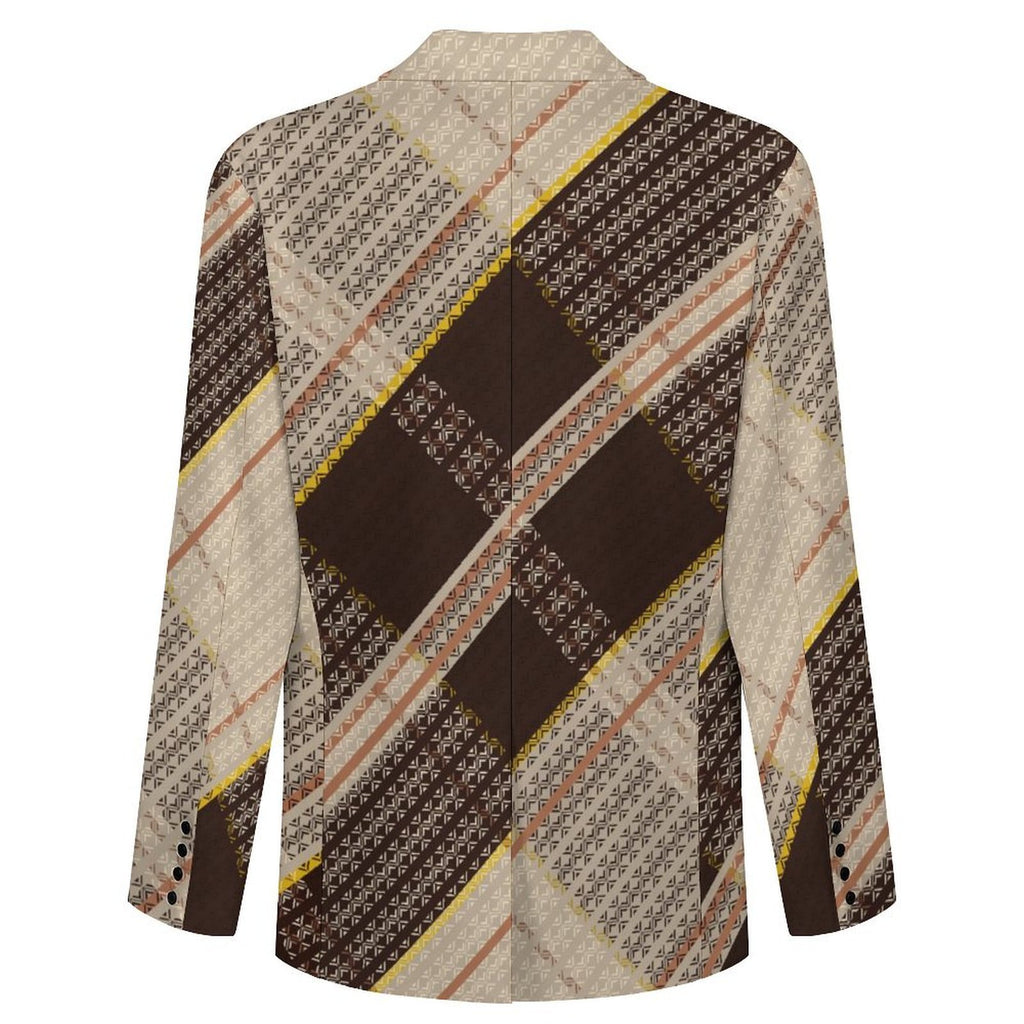 Men's Designer Blazer - All Over Print Style for Every Occasion - Shopzeedeey