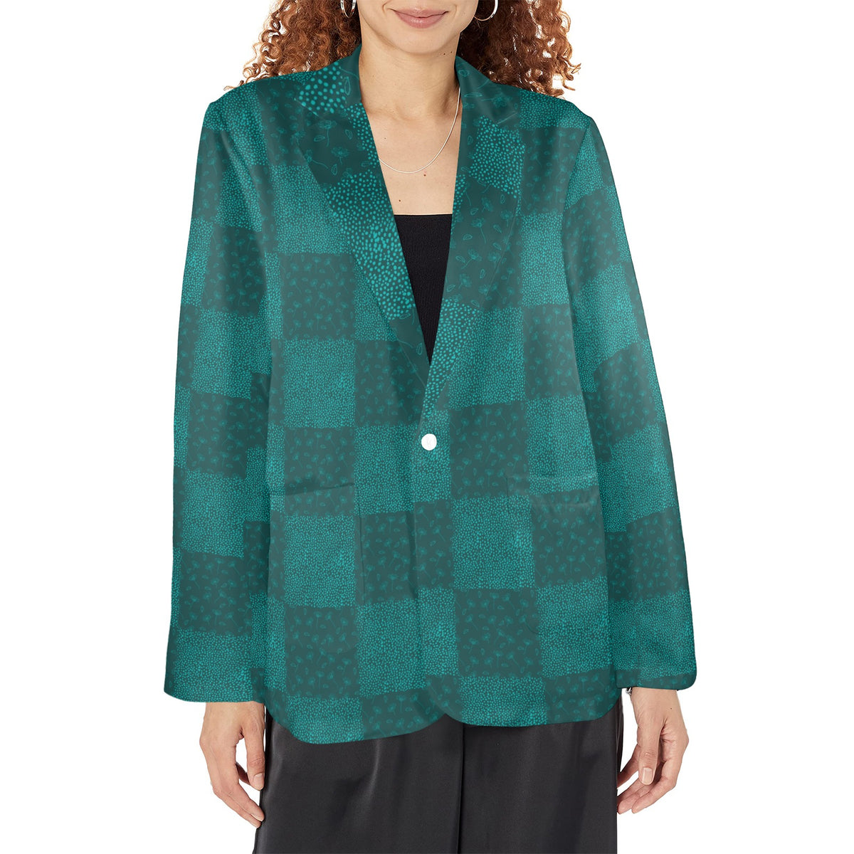 Women's Designer Blazer - illustracia-bez-nazvania - Shopzeedeey