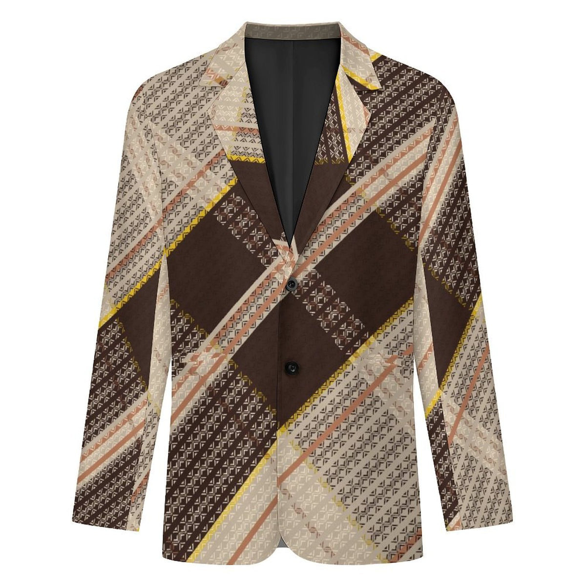 Men's Designer Blazer - All Over Print Style for Every Occasion - Shopzeedeey