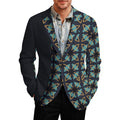 Men's Designer Blazer | Stylish All Over Print - Shopzeedeey