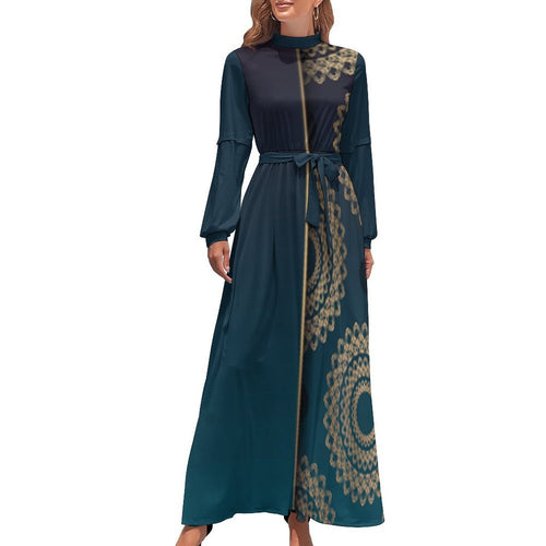 Dress: Design Long Sleeve High Neck Dress for Every Occasion - Shopzeedeey