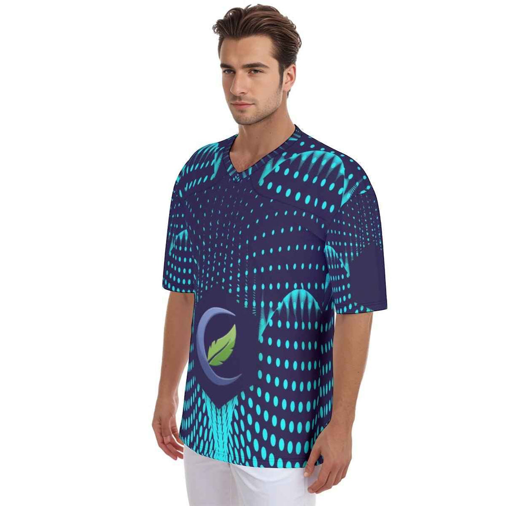 Men's Jersey: Classic All-Over Print Football Jersey - Shopzeedeey