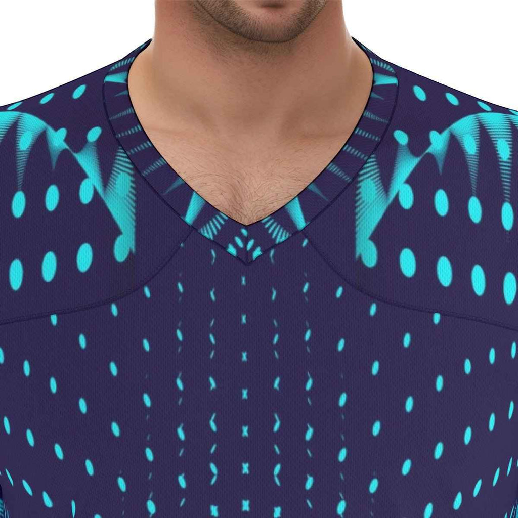 Men's Jersey: Classic All-Over Print Football Jersey - Shopzeedeey