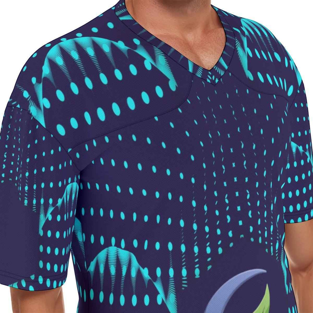Men's Jersey: Classic All-Over Print Football Jersey - Shopzeedeey