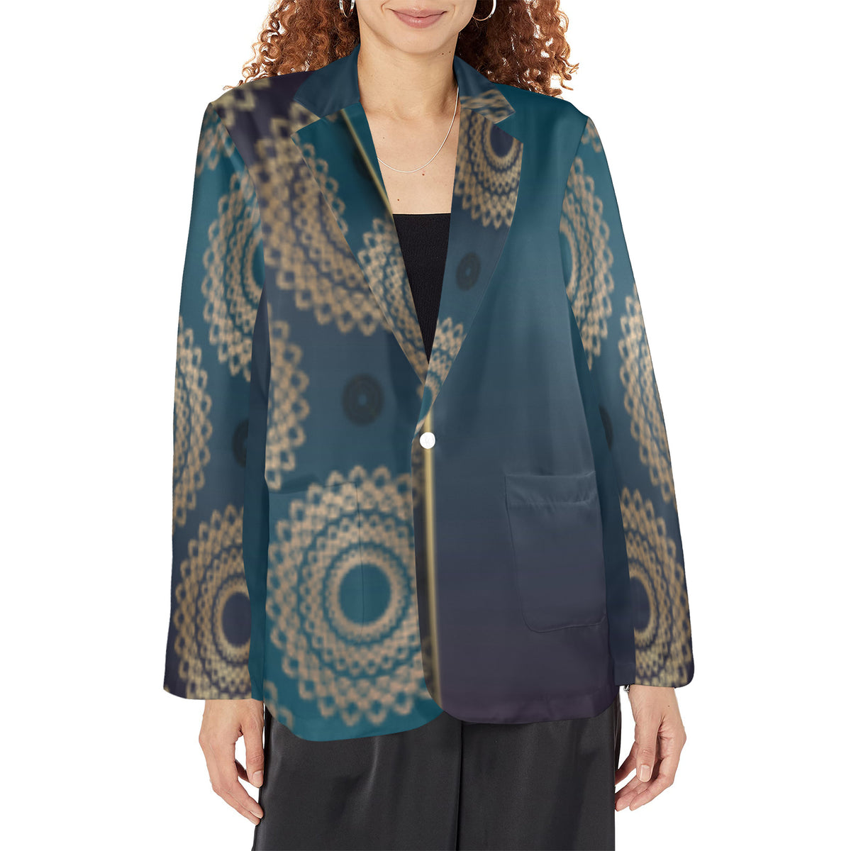Women's Blazer - Elevate Your Style with a Chic Green Blazer