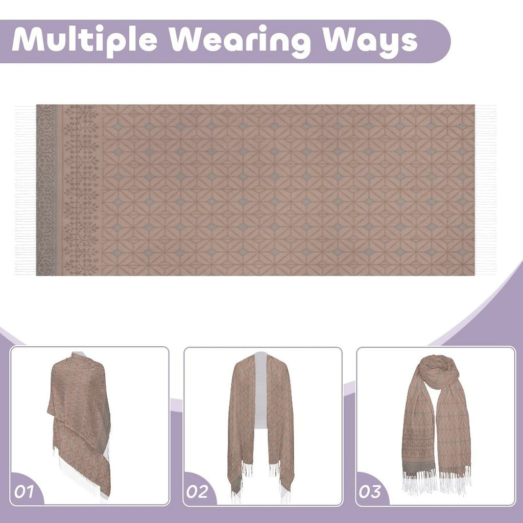 Scarf - Stylish Design Tassel Scarf for Every Occasion - Shopzeedeey