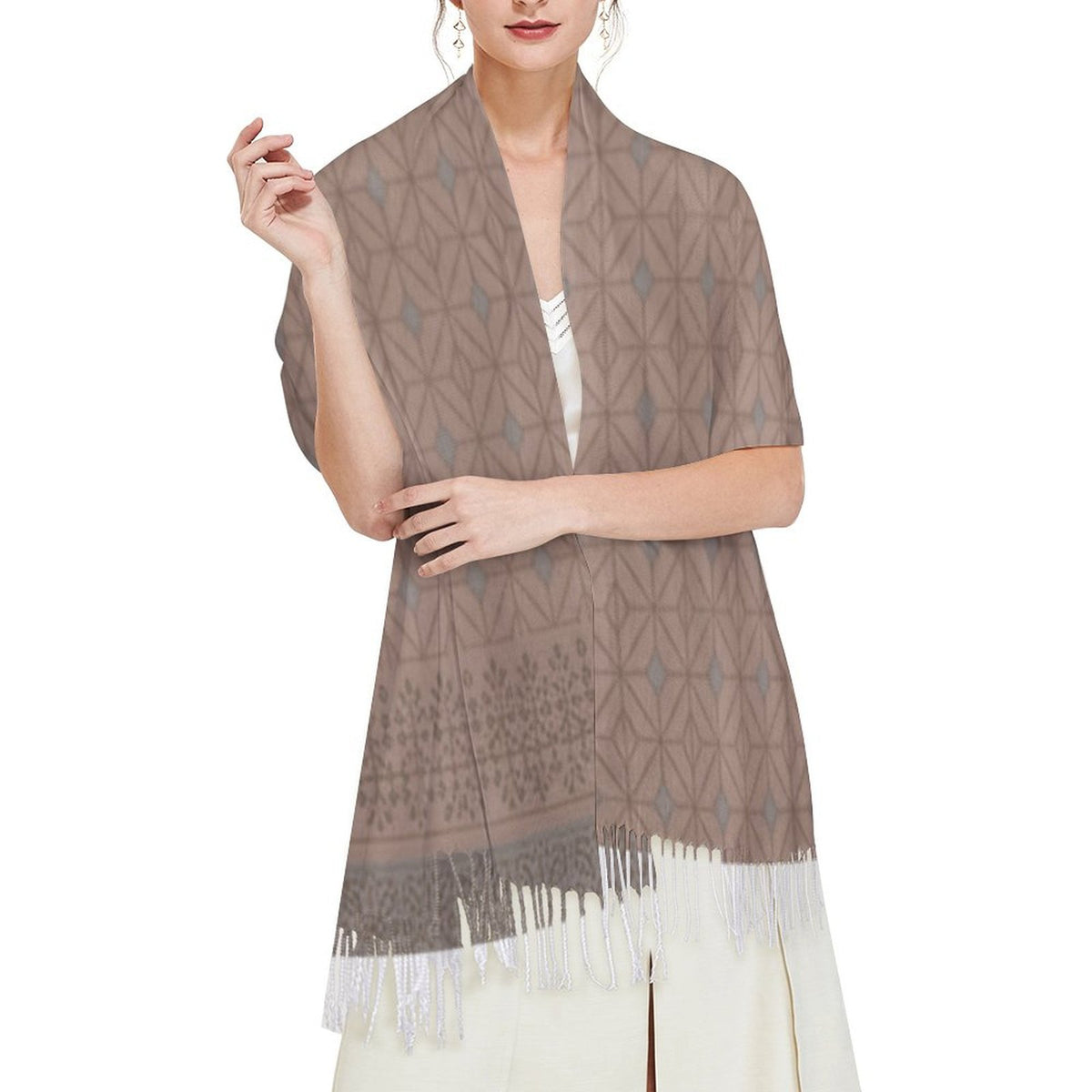 Scarf - Stylish Design Tassel Scarf for Every Occasion - Shopzeedeey
