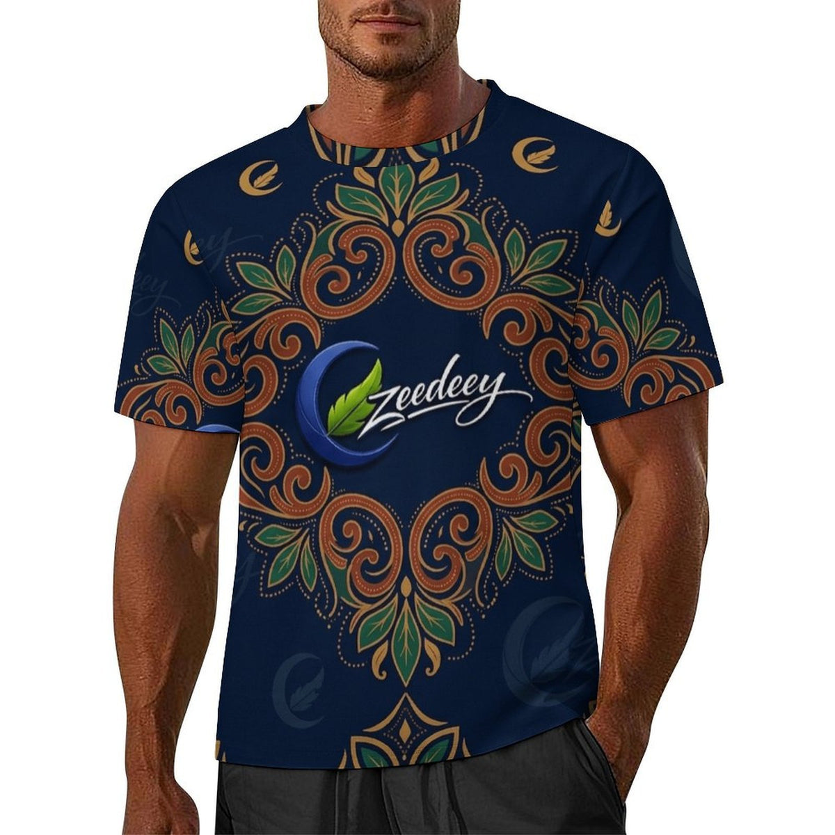 T-shirt - Design All Over Print Men's T-shirt for Style and Comfort - Shopzeedeey
