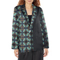 Ladies Designer Blazer - Elegant Blue Women's Blazer (Model H64) - Shopzeedeey