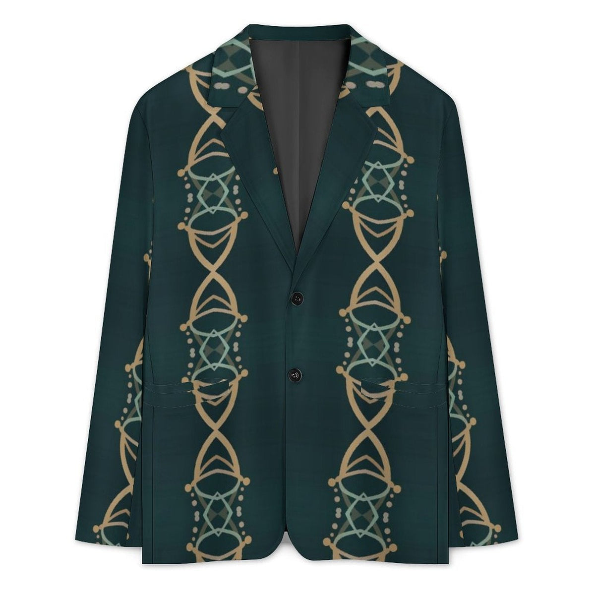 Men's Designer Blazer - All Over Print for Stylish Elegance - Shopzeedeey
