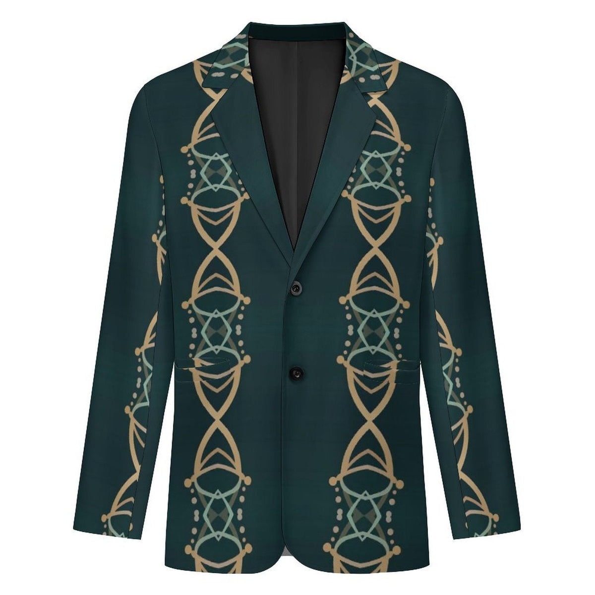 Men's Designer Blazer - All Over Print for Stylish Elegance - Shopzeedeey