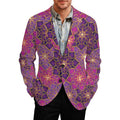 Men's Designer Blazer - All Over Print Style for Every Occasion - Shopzeedeey