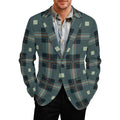 Men's Designer Blazer - All Over Print Elegance - Shopzeedeey