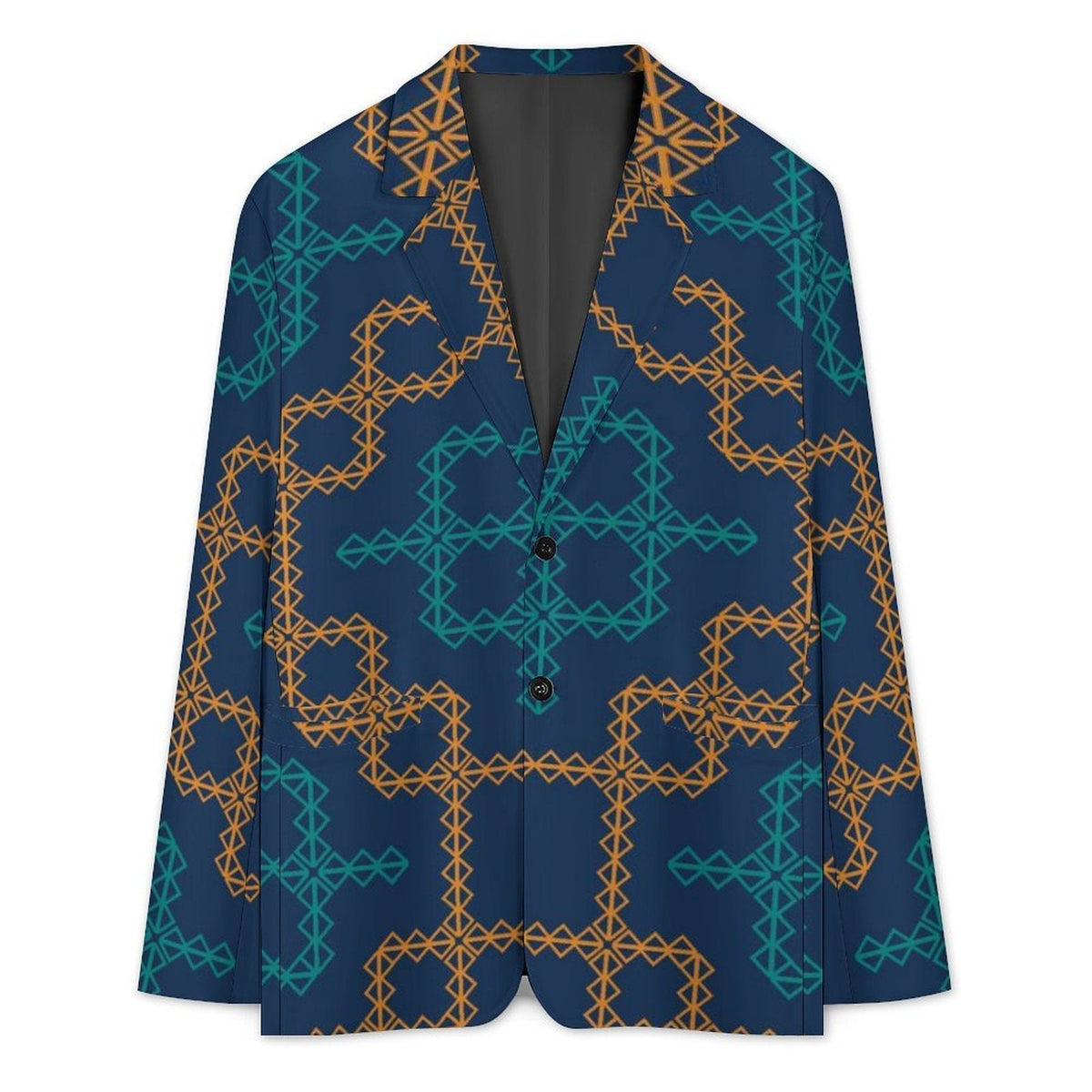 Men's Designer Blazer - All Over Print by InterestPrint® - Shopzeedeey