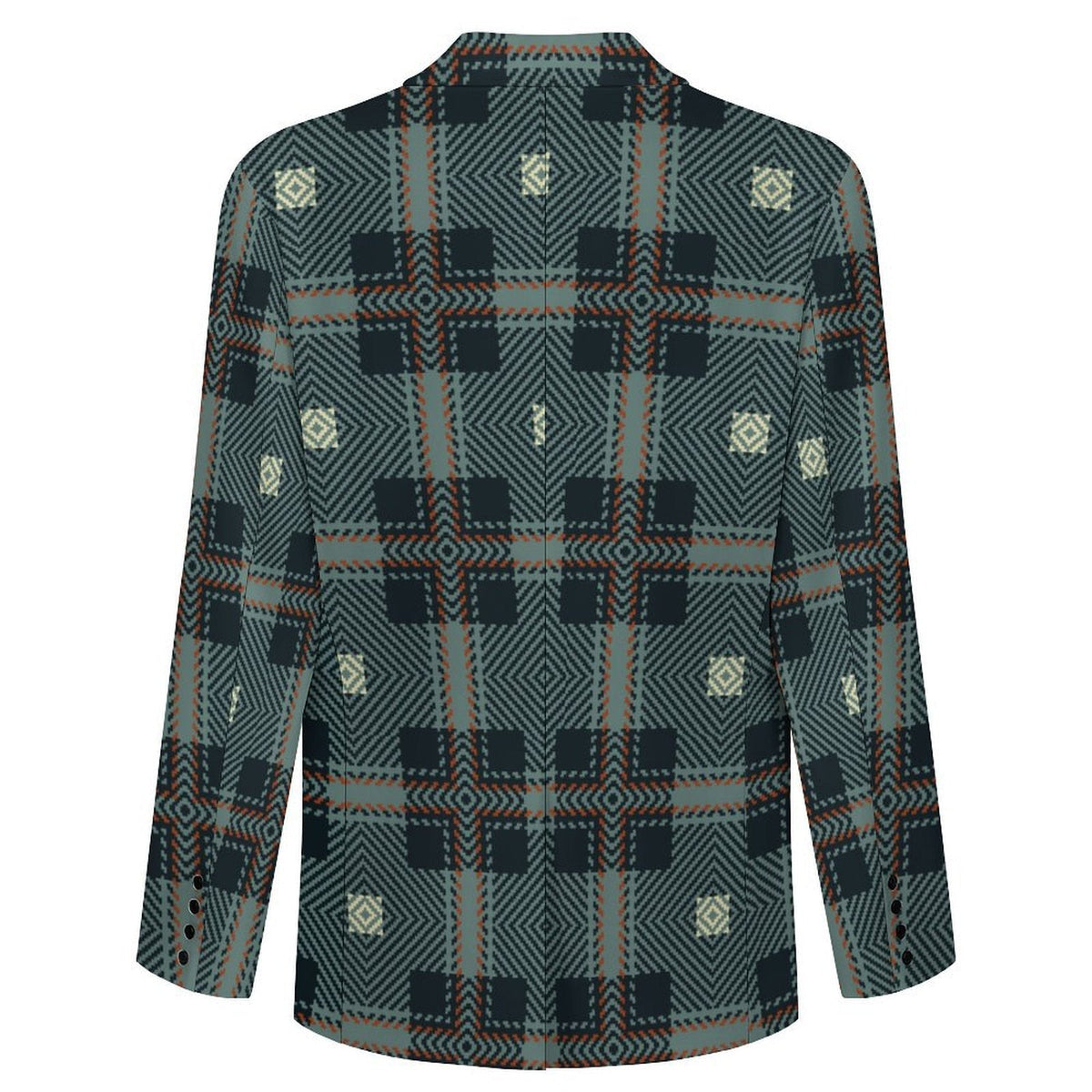Men's Designer Blazer - All Over Print Elegance - Shopzeedeey