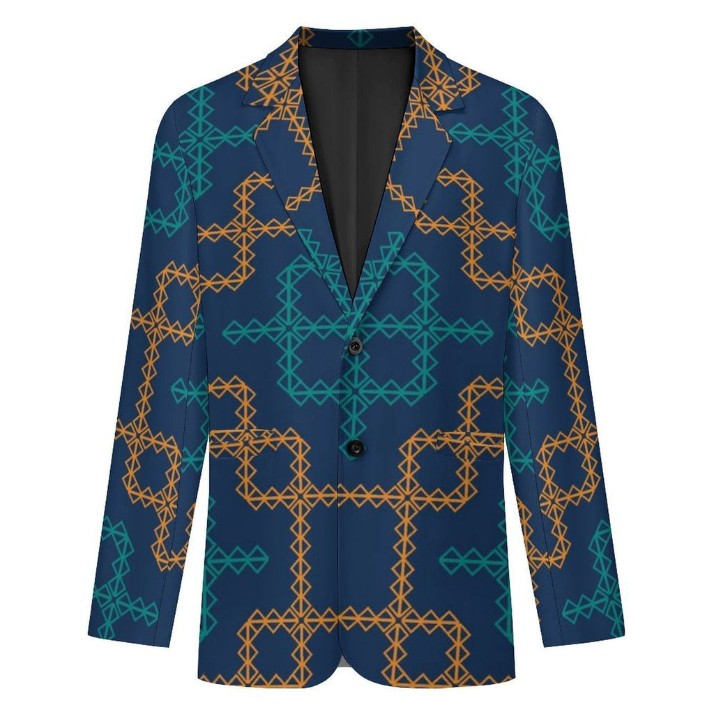 Men's Designer Blazer - All Over Print by InterestPrint® - Shopzeedeey