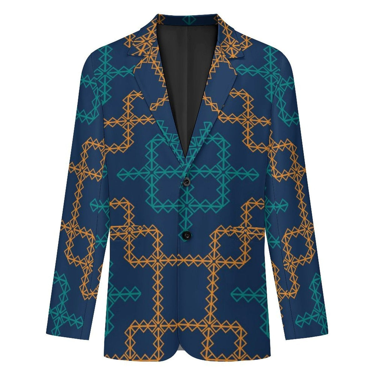 Men's Designer Blazer - All Over Print by InterestPrint® - Shopzeedeey