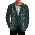 Men's Designer Blazer - All Over Print for Stylish Elegance - Shopzeedeey