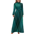 Stylish Long Sleeve High Neck Dress - Perfect for Every Occasion - Shopzeedeey
